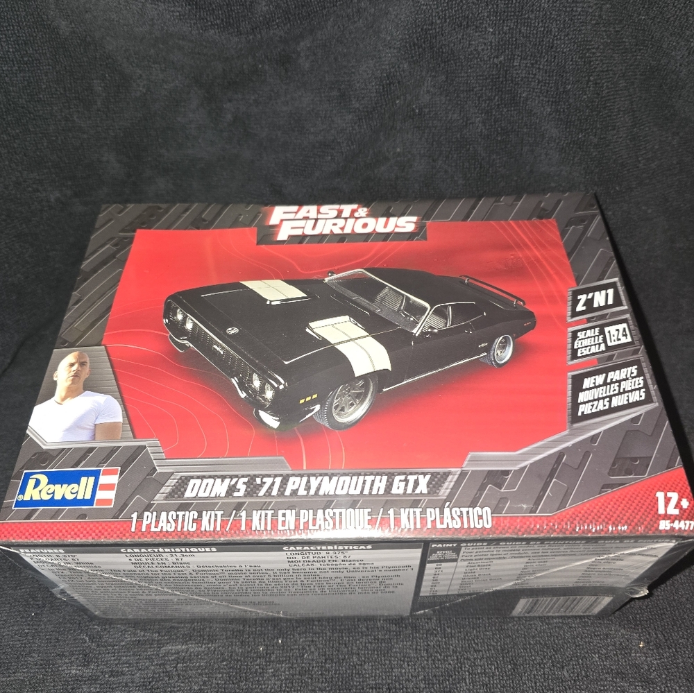 Revell Fast & Furious Dom's 1971 Plymouth GTX Model Kit